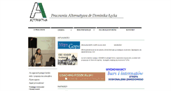 Desktop Screenshot of pracownia-alternatywa.pl